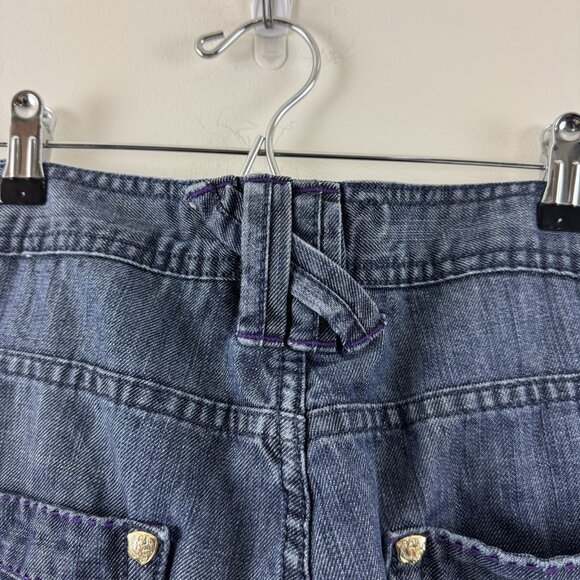 Coogi Jeans Mens 42x35 Blue Baggy Denim Embroidered Pockets Hip Hop Rap Y2K - Picture 13 of 16